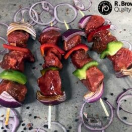 Beef Kebabs X4