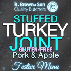 Gluten-free Pork & Apple Stuffed Turkey Joint